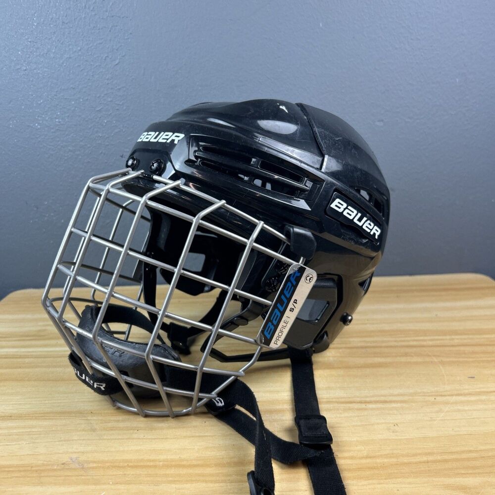 Bauer IMS 5.0 Hockey Helmet Combo Black Small | W/ Profile I